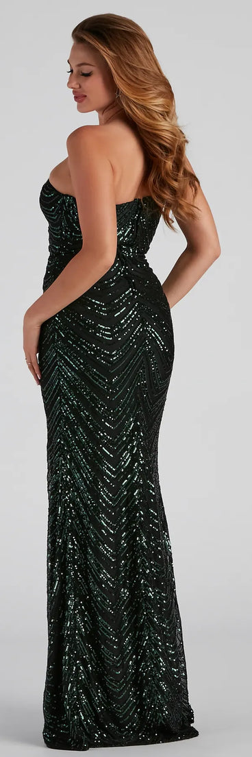 Jelani Formal Sequin Mermaid Dress