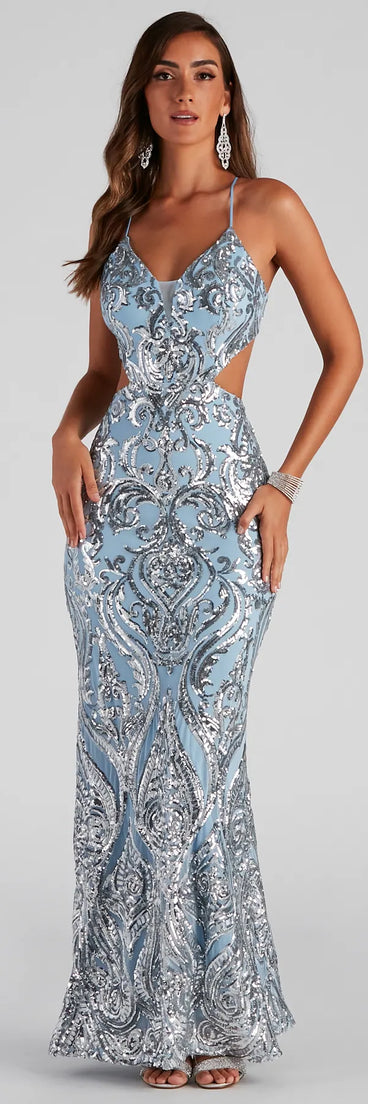 Alice Sequin Mermaid Formal Dress
