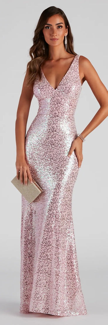 Wylla Formal Sequin Mermaid Dress