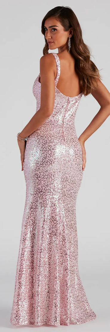 Wylla Formal Sequin Mermaid Dress