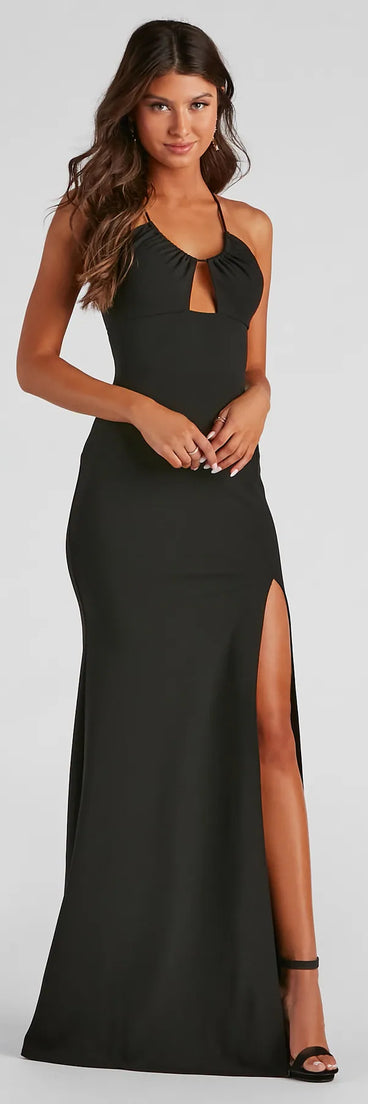 Sadie Formal Crepe Mermaid Dress