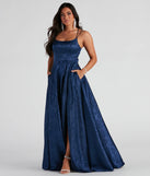 Abby Floral Jacquard Ball Gown