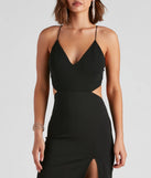 Clarice Formal Crepe Cutout Dress
