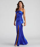 Marley Satin Halter Formal Dress
