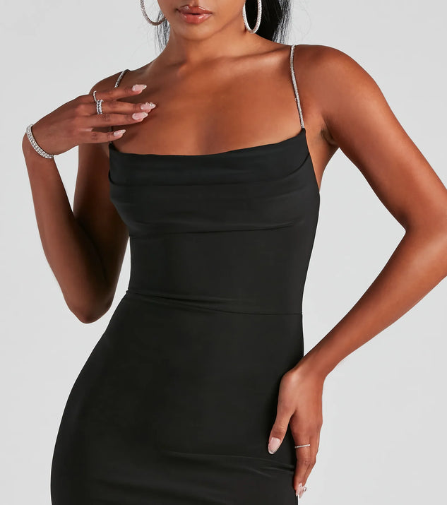 Alisha Rhinestone Strap Formal Dress | Windsor Alisha Rhinestone Strap Formal Dress | Windsor