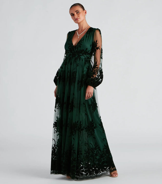 Evelyn Formal Plunge A-Line Dress | Windsor Evelyn Formal Plunge A-Line Dress | Windsor