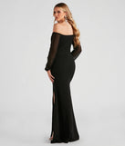 Raegan Formal Crepe Long Dress