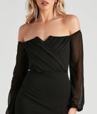 Raegan Formal Crepe Long Dress