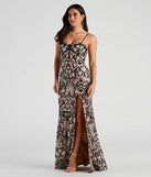 Step into Prom 2025 in a black prom dress, where unique Windsor accents and the standout JoJo Formal Sequin Bustier Bodycon Dress style come together.