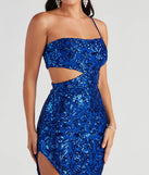 Lenny Formal Sequin One Shoulder Dress