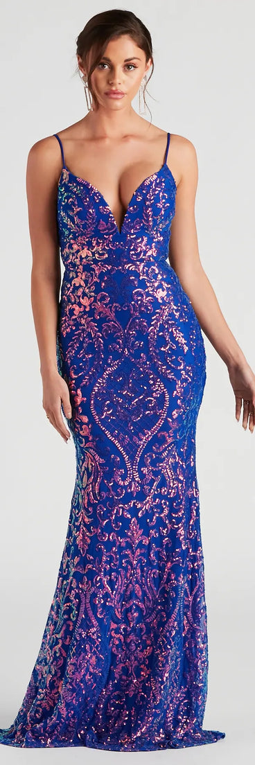 Ariel Formal Sequin Mermaid Dress