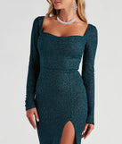 Kristen Formal Glitter Lace-Up Dress