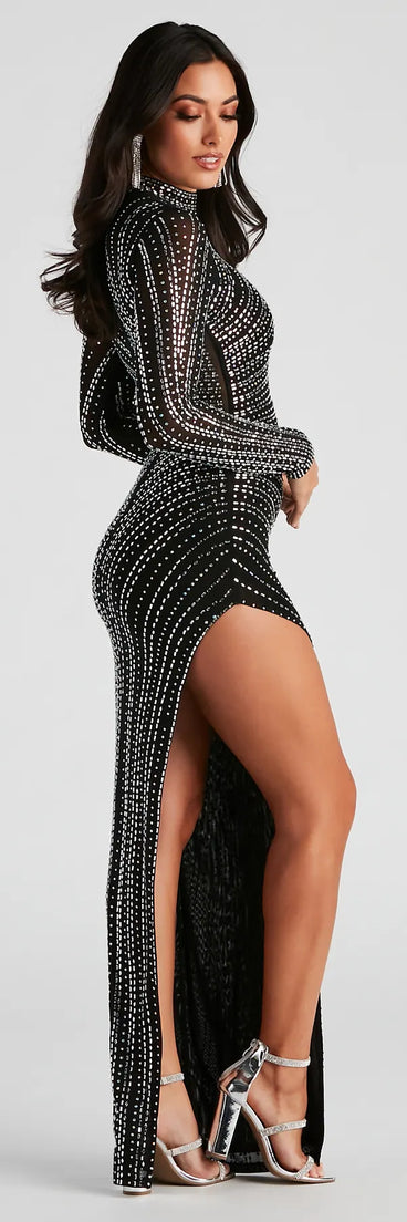 Dana Formal Heat Stone Long Dress