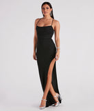 Revamp your 2025 wardrobe with this chic addition, the Gloria Formal Glitter Long Dress in black, perfect for elevating your style in the new year.