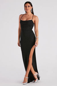 Gloria Formal Glitter Long Dress