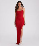 Revamp your 2025 wardrobe with this chic addition, the Gloria Formal Glitter Long Dress in red, perfect for elevating your style in the new year.