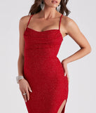 Revamp your 2025 wardrobe with this chic addition, the Gloria Formal Glitter Long Dress in red, perfect for elevating your style in the new year.