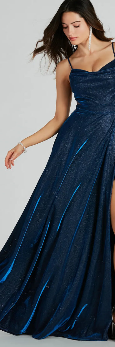 With textured fabric and festive style, this royal blue formal dress is perfect for standing out at Christmas gatherings, holiday parties, and New Year's Eve celebrations.