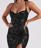 Step into Prom 2025 in a black prom dress, where unique Windsor accents and the standout Lori Formal Sequin Lace-Up Long Dress style come together.