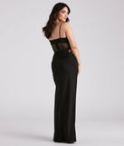 Rihanna Formal Crepe Rhinestone Dress