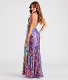 Camren Formal Sequin Strappy Mermaid Dress