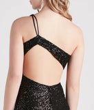 Rayne One-Shoulder Sequin Formal Dress
