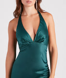 Candace Formal Satin Low Back Mermaid Dress