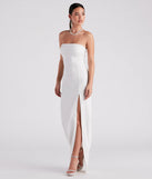 Whittney Formal Crepe A-Line Dress