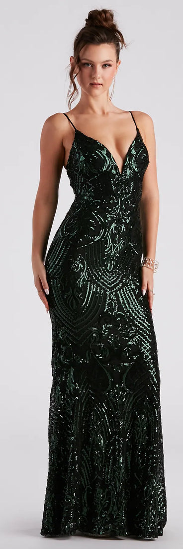 Viviana Formal Sequin Mermaid Dress