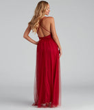 Elisabeth Pleated Tulle Formal Dress