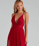 Elisabeth Pleated Tulle Formal Dress