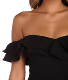 Lindsay Double Ruffle Formal Dress