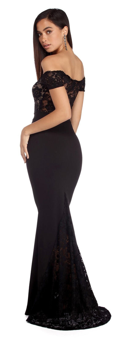 Lola Off The Shoulder Lace Dress