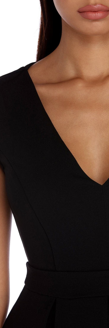 Alisa Formal Crepe Ball Gown