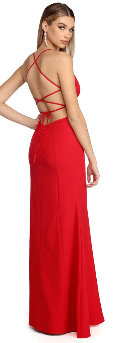 Alyssa Formal Open Back Dress