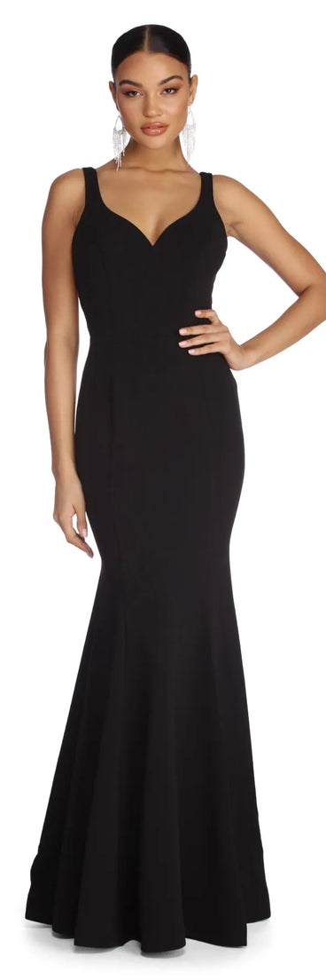 Bella Formal Sleeveless Trumpet Dress