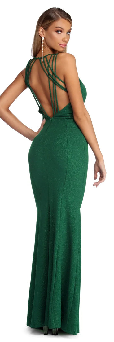 Keyla Formal Glitter Dress