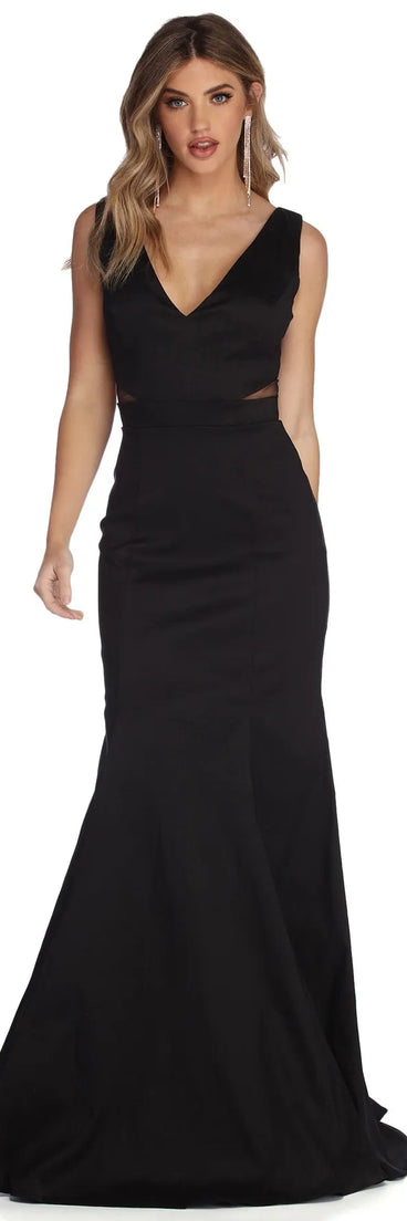 Kailey Formal Taffeta Mermaid Dress