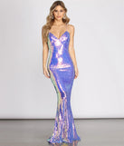 Gwenyth Iridescent Lace Up Dress