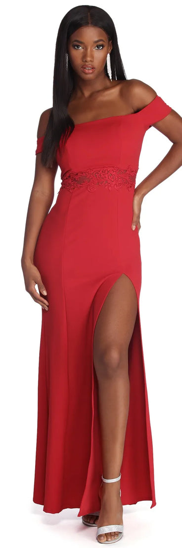 Edyn Sleek Off The Shoulder Dress