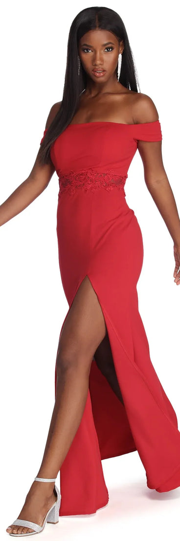 Edyn Sleek Off The Shoulder Dress