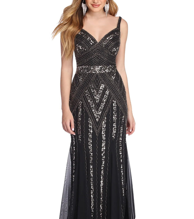 Helen Intricate Indulgence Beaded Dress