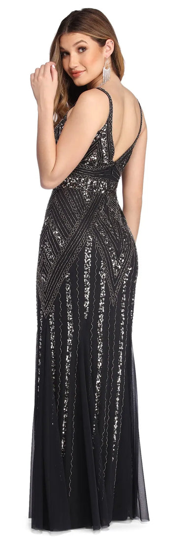 Helen Intricate Indulgence Beaded Dress