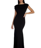 Jada Formal Draped Pearl Dress