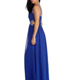 Anya Formal Lace And Gemstone Dress