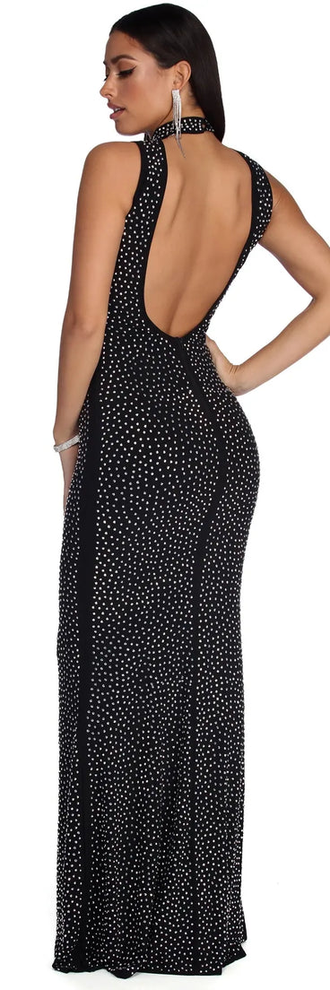 Emerie Formal Heat Stone Dress