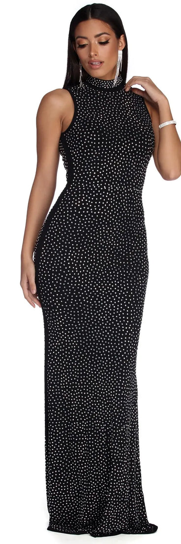 Emerie Formal Heat Stone Dress