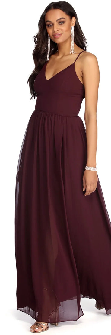 Charena Formal High Slit Dress