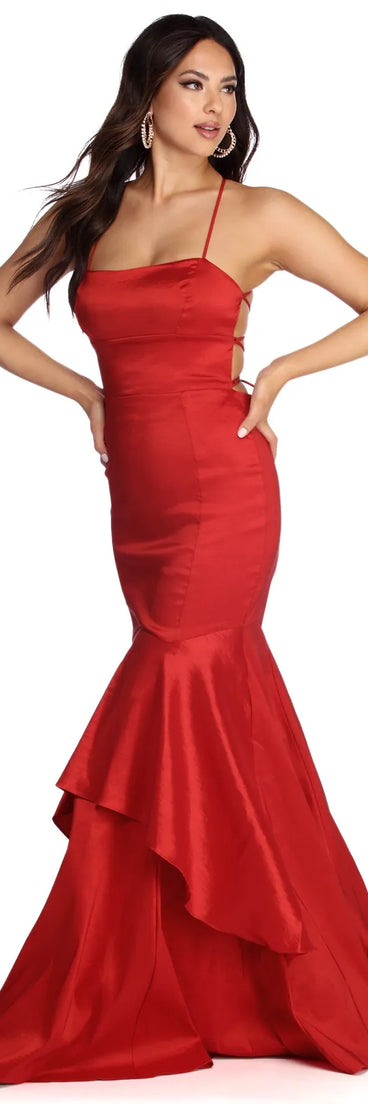 Leah Formal Taffeta Mermaid Dress