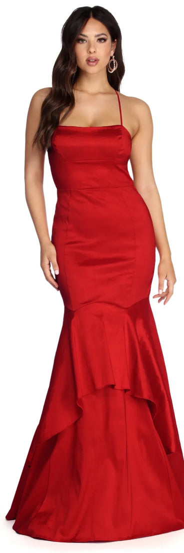 Leah Formal Taffeta Mermaid Dress